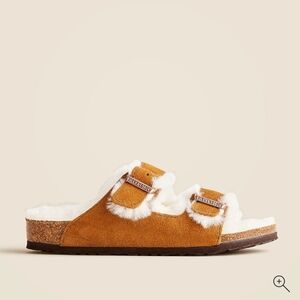 Birkenstock Kids Arizona Shearling Suede Sandals Brand New EU 33 US 2-2.5 New